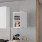 White Hi Wall Cabinet with 1 Door