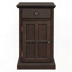 End Table Side Table with USB Ports and One Multifunctional Drawer with cup holders