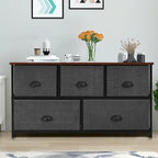 5 Drawers Dresser Storage Unit Side Table Display Organizer Dorm