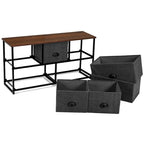 5 Drawers Dresser Storage Unit Side Table Display Organizer Dorm