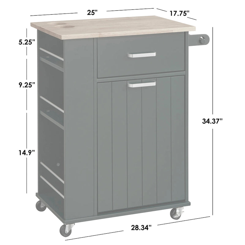 Rolling Kitchen Cart
