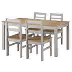 Solid Pine Wood Dining Table, 59 Inch