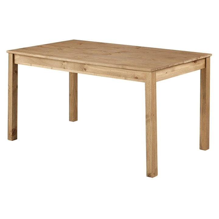 Solid Pine Wood Dining Table, 59 Inch
