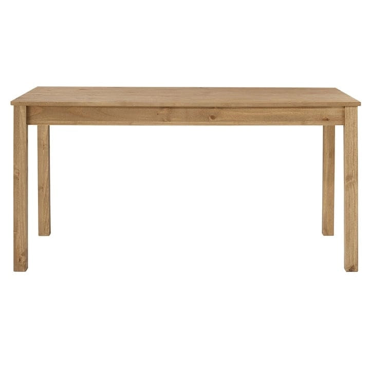 Solid Pine Wood Dining Table, 59 Inch