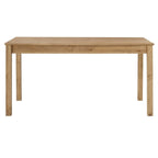 Solid Pine Wood Dining Table, 59 Inch