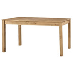 Solid Pine Wood Dining Table, 59 Inch