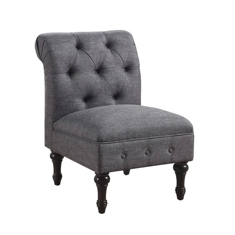 Slipper Chair, Chesterfield, Armlesschair