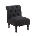 Slipper Chair, Chesterfield, Armlesschair