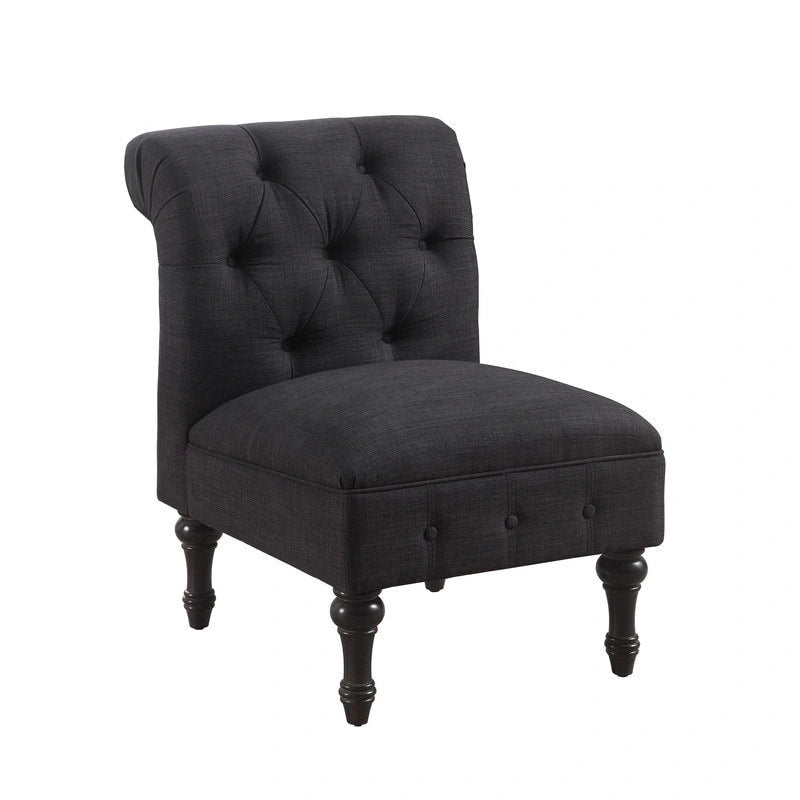 Slipper Chair, Chesterfield, Armlesschair