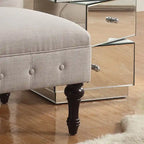 Slipper Chair, Chesterfield, Armlesschair