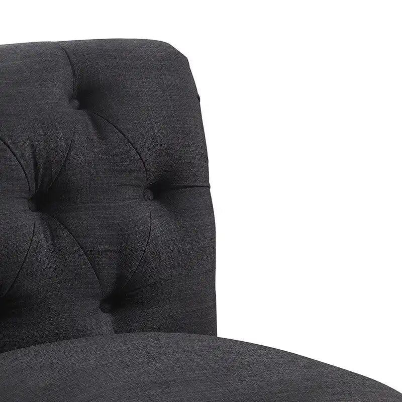 Slipper Chair, Chesterfield, Armlesschair