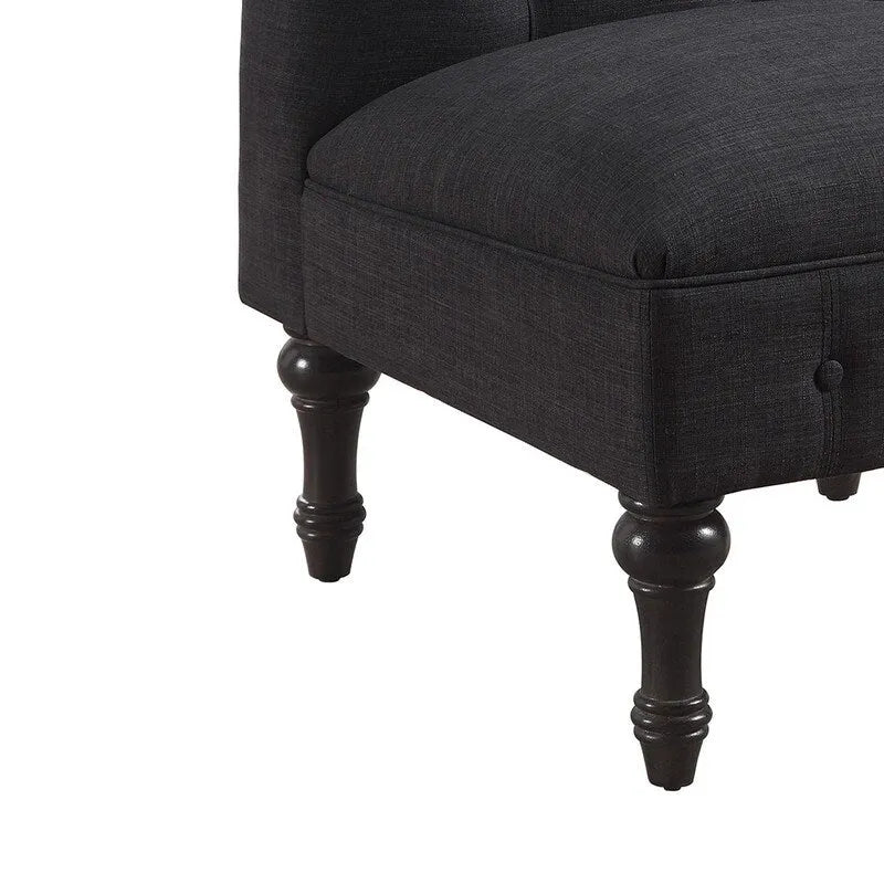 Slipper Chair, Chesterfield, Armlesschair