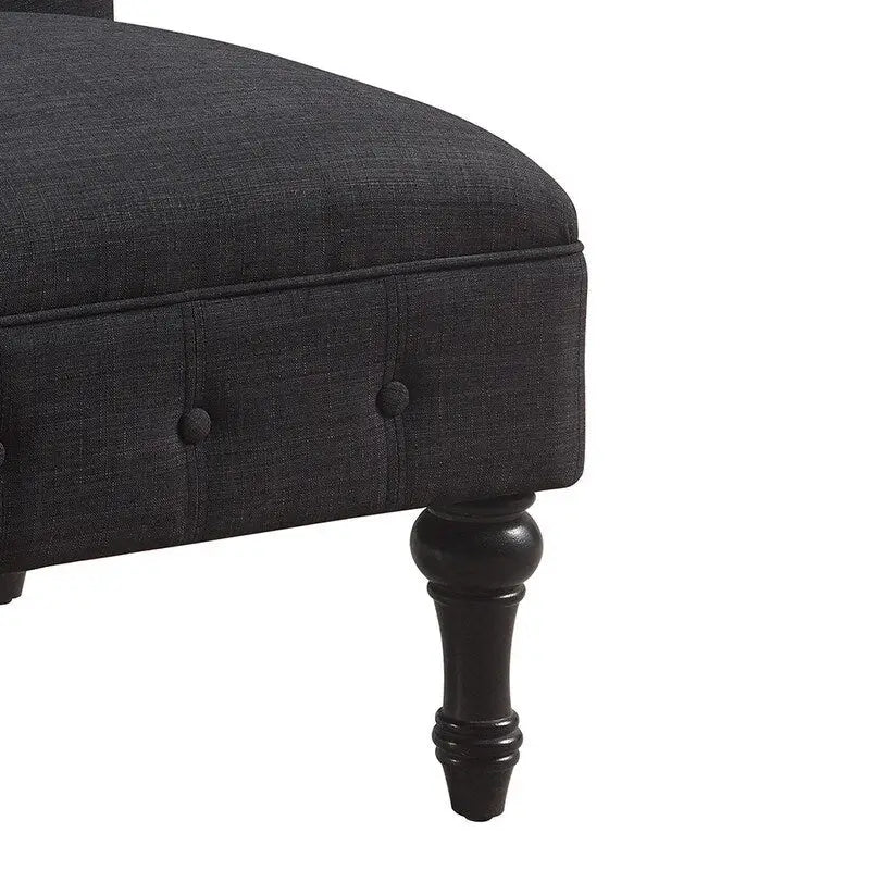 Slipper Chair, Chesterfield, Armlesschair