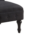 Slipper Chair, Chesterfield, Armlesschair