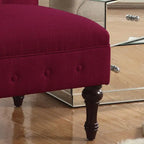 Slipper Chair, Chesterfield, Armlesschair