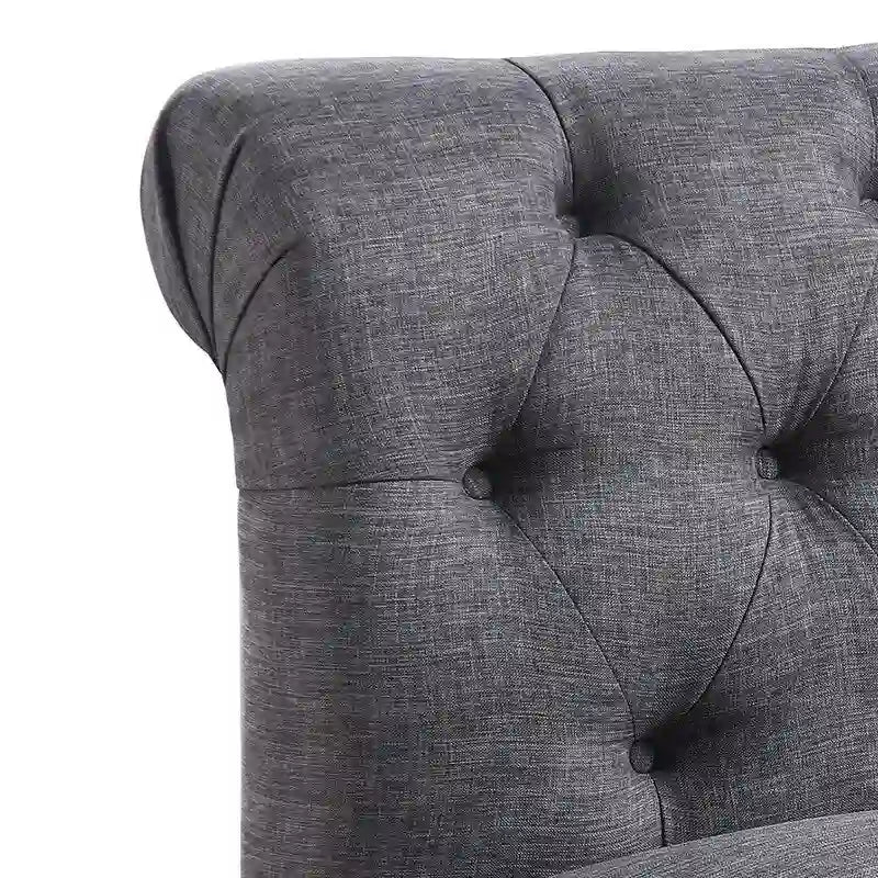 Slipper Chair, Chesterfield, Armlesschair