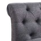 Slipper Chair, Chesterfield, Armlesschair