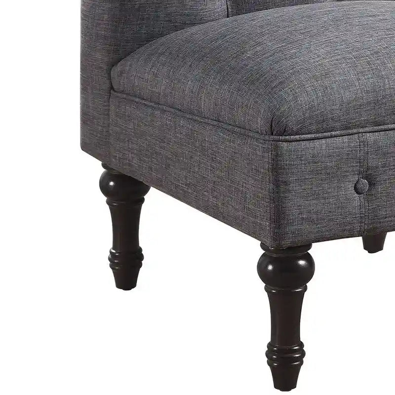 Slipper Chair, Chesterfield, Armlesschair