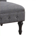 Slipper Chair, Chesterfield, Armlesschair