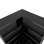 L-Shaped Corner 7-Tier Bookcase