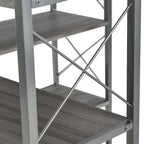L-Shaped Corner 7-Tier Bookcase