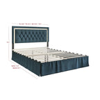 Tufted Upholstered Platform Bed