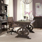 Bellamy Writing Desk in Weathered Peppercorn