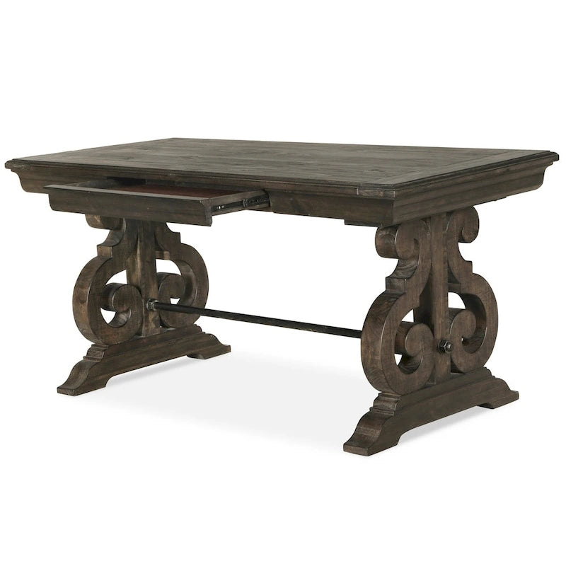 Writing Desk in Weathered Peppercorn