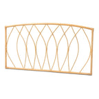 Modern Bohemian Natural Rattan Wall-mountable Headboard-Queen