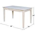 Wooden Computer Desk with Flip Down Drawer
