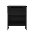 Modern Minimalist 1-Drawer Nightstand with Cubby