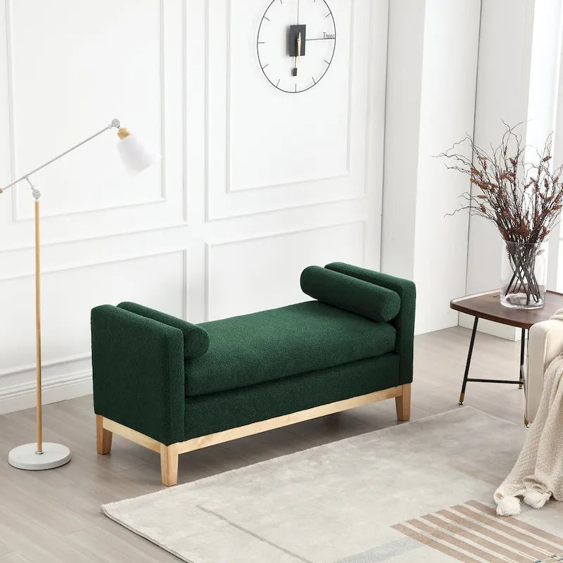 Elegant Upholstered Bench for End of Bed and Living Room