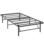 Brown Horizon Stainless Steel Bed Frame Size - Twin