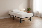 Brown Horizon Stainless Steel Bed Frame Size - Twin